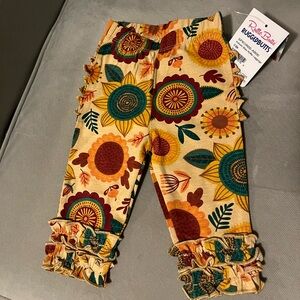 Autumn Bliss Ruffle Butts leggings 0-6month BNWT
